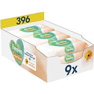 PAMPERS Harmonie Protect & Care 9× 44 ks - Baby Wet Wipes