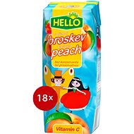 HELLO Mini Peach 18×250 ml - Drink