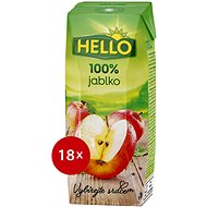 HELLO 100% Apple Juice 18×250 ml - Fruit Juice