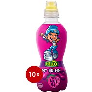 HELLO My Drink Raspberry 10×330 ml - Lemonade
