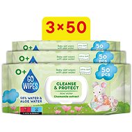 GoWipes with Aloe water and chamomile 3×50 pcs (150 pcs) - Wet Wipes