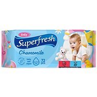 Superfresh s heřmánkem 72 ks  - Baby Wet Wipes