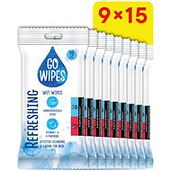 GoWipes Refreshing Wet Wipes 9×15 (135 pcs) - Wet Wipes