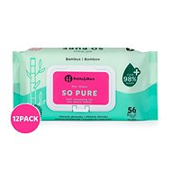 PETITE&MARS So Pure bamboo bio-degradable 12 × 56 pcs - Wet Wipes