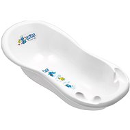 MALTEX bath tub with stopper Smurfs 100 cm, White - Baby Bathtub