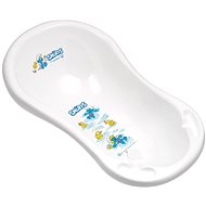 MALTEX bathtub with stopper Smurfs 84 cm, White - Baby Bathtub