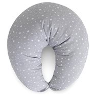 CEBA Huggy Basic Grey Stars 150 × 60 × 37 cm - Nursing Pillow