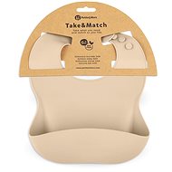 PETITE&MARS Take&Match Desert Sand 6 m+ - Bib