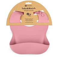 PETITE&MARS Take&Match Dusty Rose 6 m+ - Bib