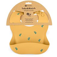 PETITE&MARS Take&Match Ochre Cacti 6 m+ - Bib