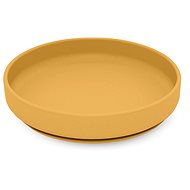 PETITE&MARS Silicone plate with suction cup Take&Match Intense Ochre - Children's Plate
