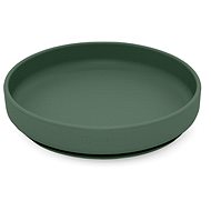 PETITE&MARS Silicone plate with suction cup Take&Match Misty Green - Children's Plate