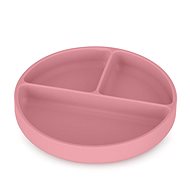 PETITE&MARS Silicone plate round Take&Match Dusty Rose - Children's Plate