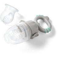 BabyOno Dino Twist-out for baby food grey - Food Pacifier