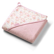BabyOno terry with hood 100 × 100 cm, pink - Children's Bath Towel