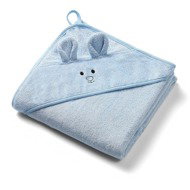 BabyOno bamboo hooded 100 × 100 cm, blue - Children's Bath Towel
