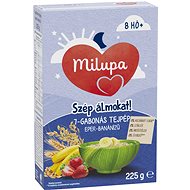 MILUPA Szép álmokat! tejpép 7-gabonával eper és banán ízzel 8 hónapos kortól 225 g - Milk Porridge
