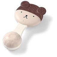 BabyOno Teddy Bear with teether 3 m + - Baby Rattle