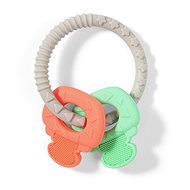 BabyOno Ortho grey mint coral - Baby Teether