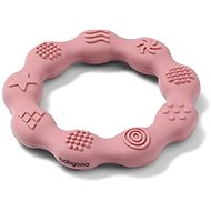 BabyOno Silicone ring pink - Baby Teether