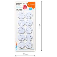 BabyOno Safety caps for electrical sockets 10 pcs - Child Safety Lock