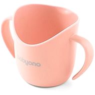 BabyOno Ergonomic training cup 120 ml, peach - Baby cup