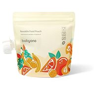 BabyOno Reusable food bags 150 ml 5 pcs - Food Storage Bags