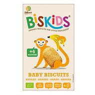 BELKORN Biskids Organic children's wholemeal biscuits with banana without added sugar 120 g - Children's Cookies