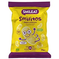 SMILEAT Organic corn crisps with extra virgin olive oil 38 g - Crisps for Kids