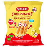 SMILEAT Organic corn chips peas, lentils, tomato and cheese with olive oil and vitamin B1 25 g - Crisps for Kids