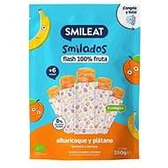 SMILEAT Organic 100% fruit ice cream for freezing apricot and banana 5 pcs 250 g - Baby Food