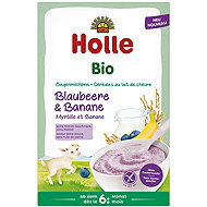 HOLLE Organic porridge with goat's milk, blueberries and banana 200 g - Milk Porridge