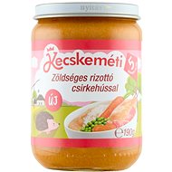 KECSKEMÉTI Zöldséges rizottó csirkehússal 190 g - Baby Food