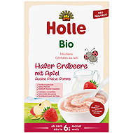 HOLLE Organic oat milk porridge with apple and strawberries 250 g - Milk Porridge