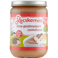 KECSKEMÉTI Alma-gesztenyepüré csirkehússal 190 g - Baby Food
