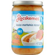 KECSKEMÉTI Vadas marhahús rizzsel 220 g - Baby Food