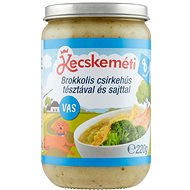 KECSKEMÉTI Brokkolis csirkehús tésztával és sajttal 220 g - Baby Food
