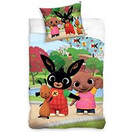 CARBOTEX Bunny Bing Sula and Flop in the park 140 × 200 cm - Children's Bedding