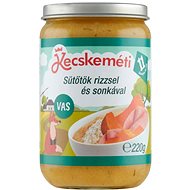 KECSKEMÉTI Sütőtök rizzsel és sonkával 220 g - Baby Food