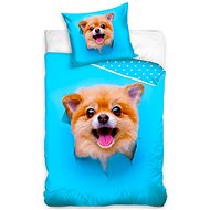 TIPTRADE Dog Pomeranian 140 × 200 cm - Bed Linen