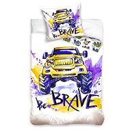 TIPTRADE Monster Truck Be Brave 140 × 200 cm - Children's Bedding