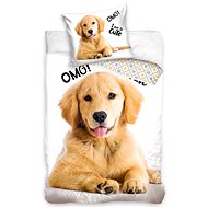 TIPTRADE Golden Retriever Puppy 140 × 200 cm - Children's Bedding