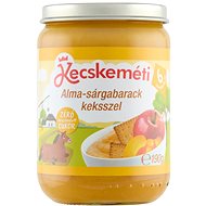 KECSKEMÉTI Alma-sárgabarack babakeksszel 190 g - Baby Food