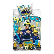 CARBOTEX Fireman Sam the best firefighting team 140 × 200 cm - Bed Linen