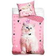 TIPTRADE Princess Cat 140 × 200 cm - Children's Bedding