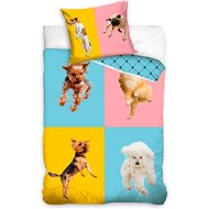 TIPTRADE Who does not jump is not a dog 140 × 200 cm - Children's Bedding