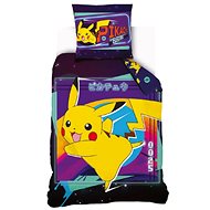 CARBOTEX Pokémon Pikachu lightning attack 140 × 200 cm - Children's Bedding