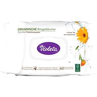 VIOLETA Moist toilet paper for sensitive skin 60 pcs - Moist toilet paper