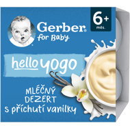 GERBER Hello Yogo vanilla flavoured milk dessert 4×100 g - Baby Food