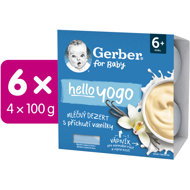 GERBER Hello Yogo vanilla-flavoured milk dessert 6× (4× 100 g) - Baby Food